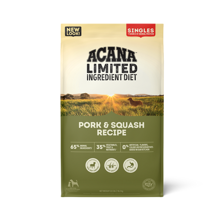 Acana pork on sale dog food